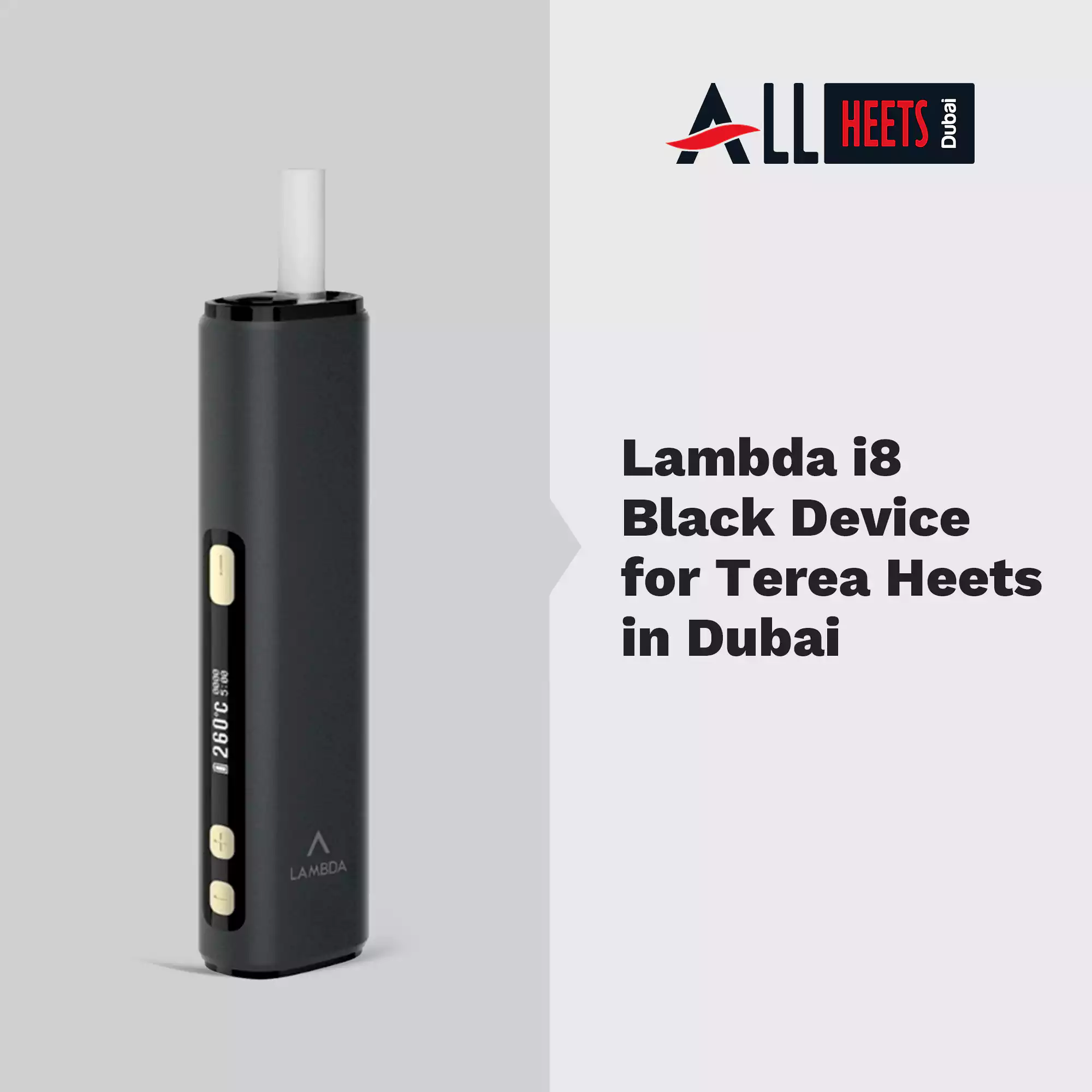 LAMBDA CC OLED HD Display Heat Not Burn Tobacco Heating Device