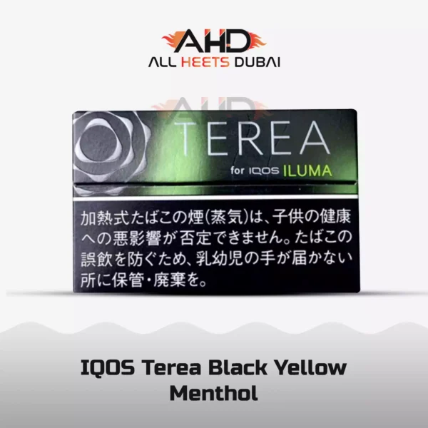 IQOS Terea Black Yellow Menthol Heets Dubai