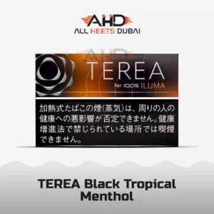 TEREA Black Tropical Menthol in Dubai, Abu Dhabi, Sharjah, Al Ain, Ajman, Ras Al Khaimah, Fujairah, Umm al-Quwain, Khor Fakkan, Kalba, Madinat Zayed, Dibba Al-Fujairah, Ruwais, Ghayathi, Dhaid, Jebel Ali, Liwa Oasis, Hatta, Ras Al Khaimah, Dibba Al-Hisn, Al Jazirah Al Hamra