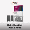 ruby menthol juul 2 pods