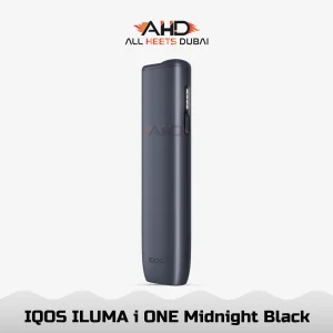 Matte black IQOS ILUMA i ONE compact heat-not-burn kit in UAE