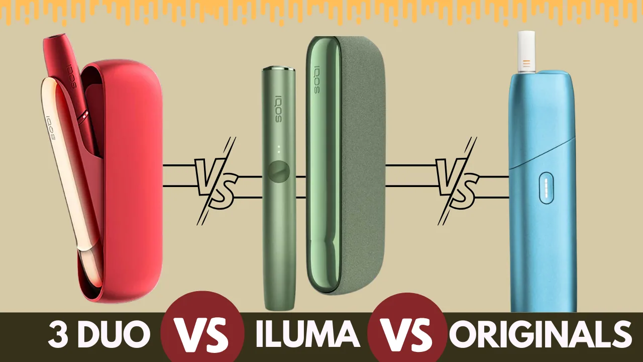 IQOS Device Comparison 3 DUO vs. ILUMA vs. Originals