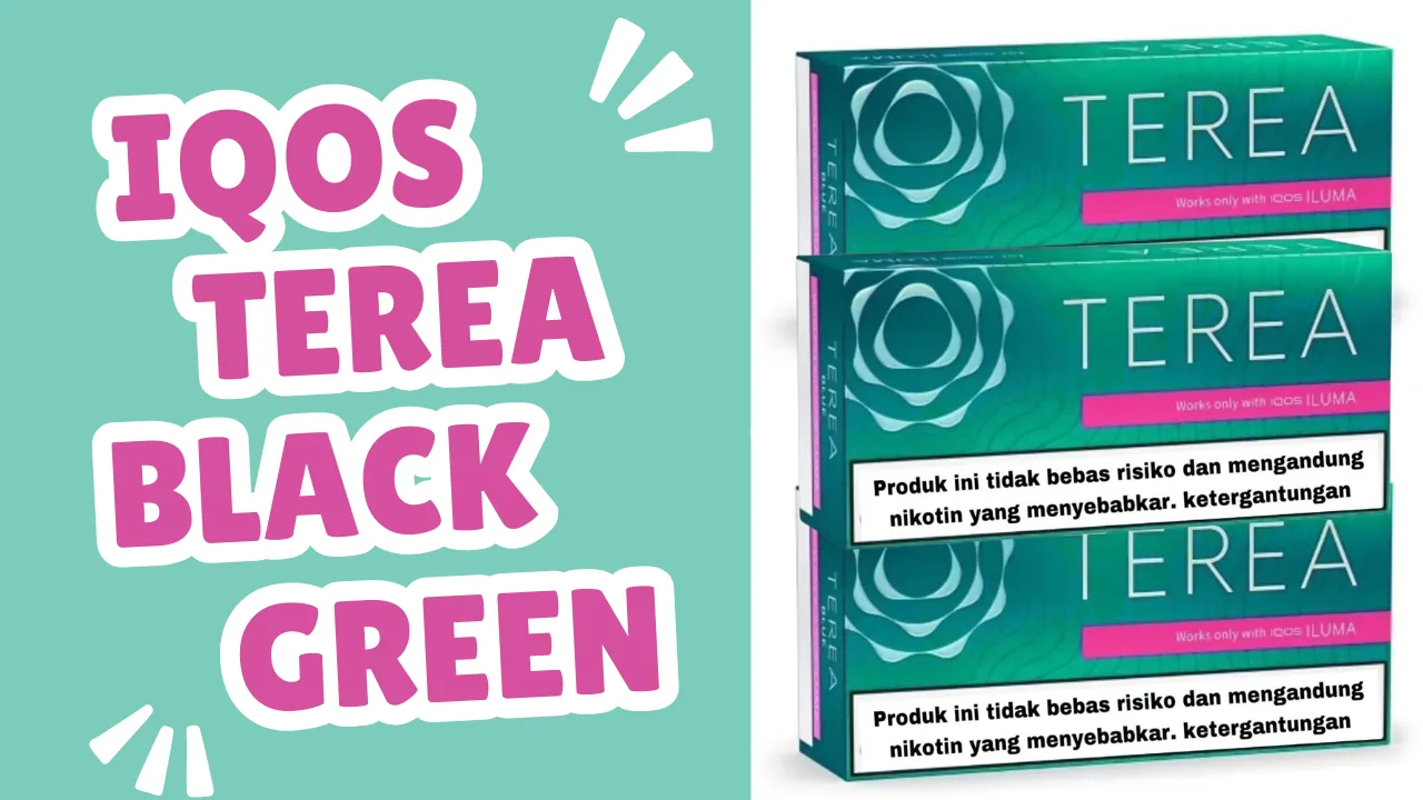 IQOS TEREA Black Green Indonesian The Perfect Choice for Dubai Users
