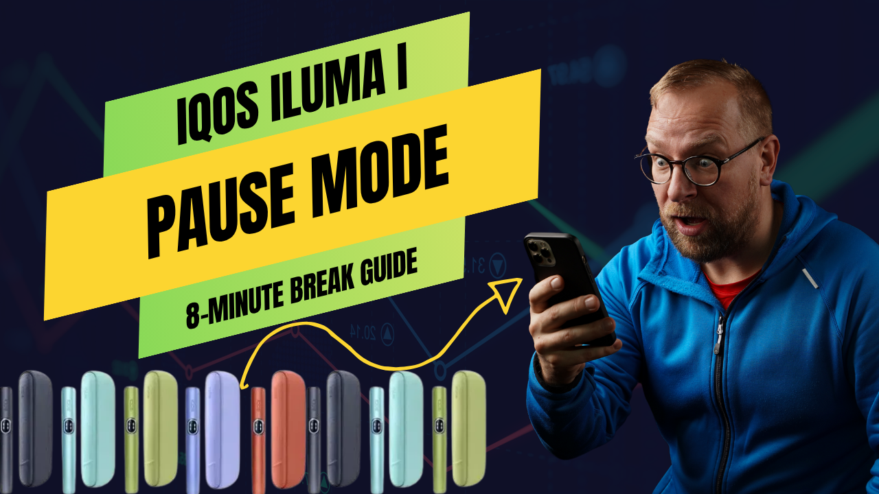 IQOS ILUMA i Pause Mode Your 8-Minute Break (How to Use and Resume Your Session)