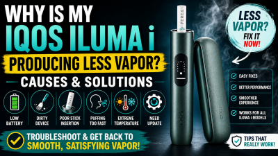 Why Is My IQOS ILUMA i Producing Less Vapor Causes and Solutions