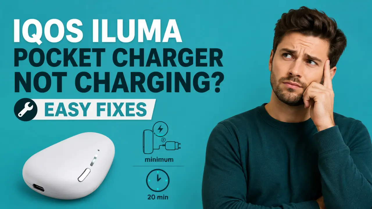 IQOS ILUMA Pocket Charger Not Charging Causes and Fixes