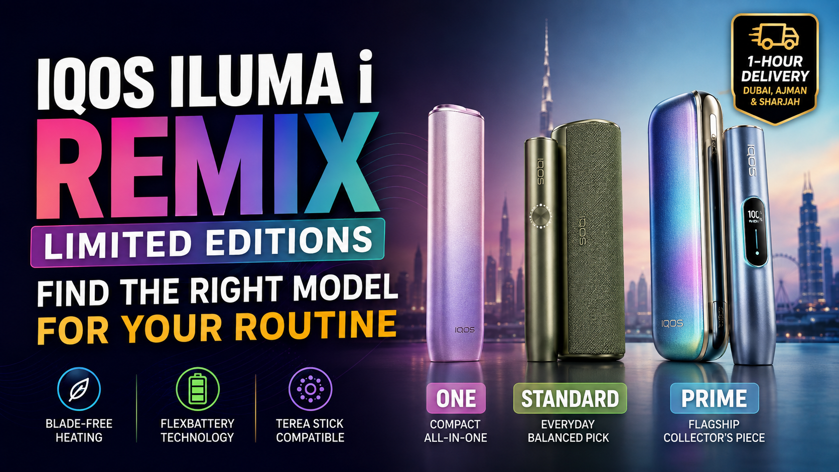 Home 29 IQOS ILUMA i Remix Limited Editions Find the Right Model for Your Routine