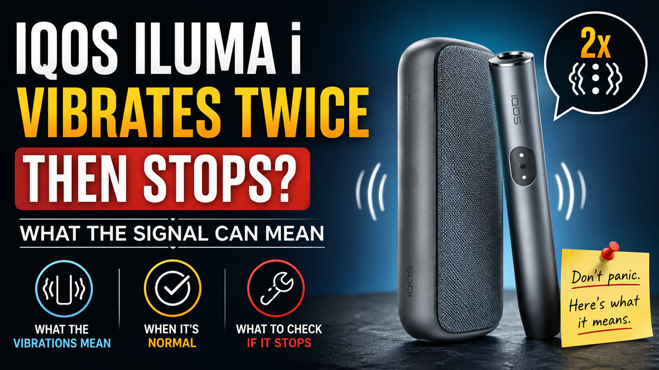 IQOS ILUMA i Vibrates Twice Then Stops What the Signal Can Mean