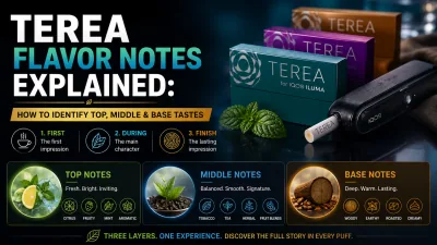 TEREA Top, Middle & Base Flavor Notes Guide