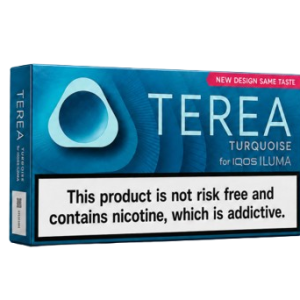 TEREA Turquoise Tajikistan pack of 20 menthol heated tobacco sticks for IQOS ILUMA