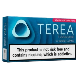 TEREA Turquoise Tajikistan pack of 20 menthol heated tobacco sticks for IQOS ILUMA