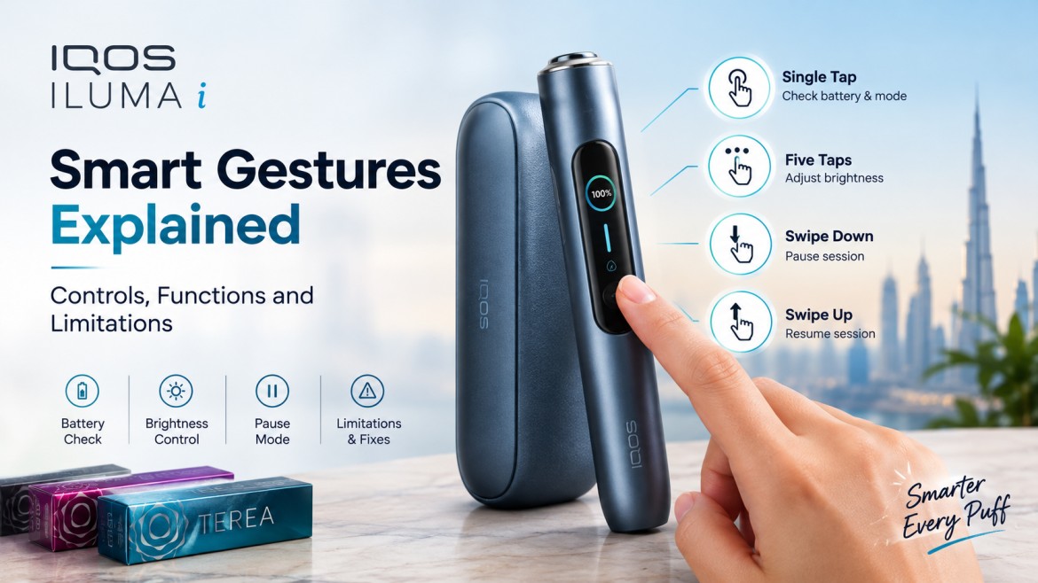 IQOS ILUMA i Smart Gestures Explained Controls, Functions and Limitations