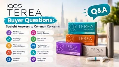 IQOS & TEREA Guides UAE — Delivery, Compatibility & Flavor Tips 1 IQOS TEREA Buyer Questions Straight Answers to Common Concerns